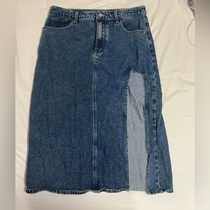 Cider Denim Skirt